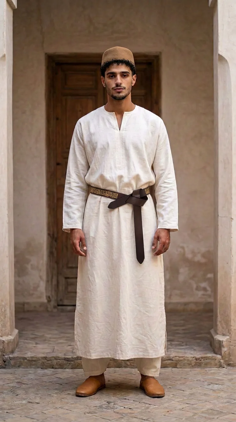 La cintura dell'Ash-Shaykh, ricamata a filo d'oro