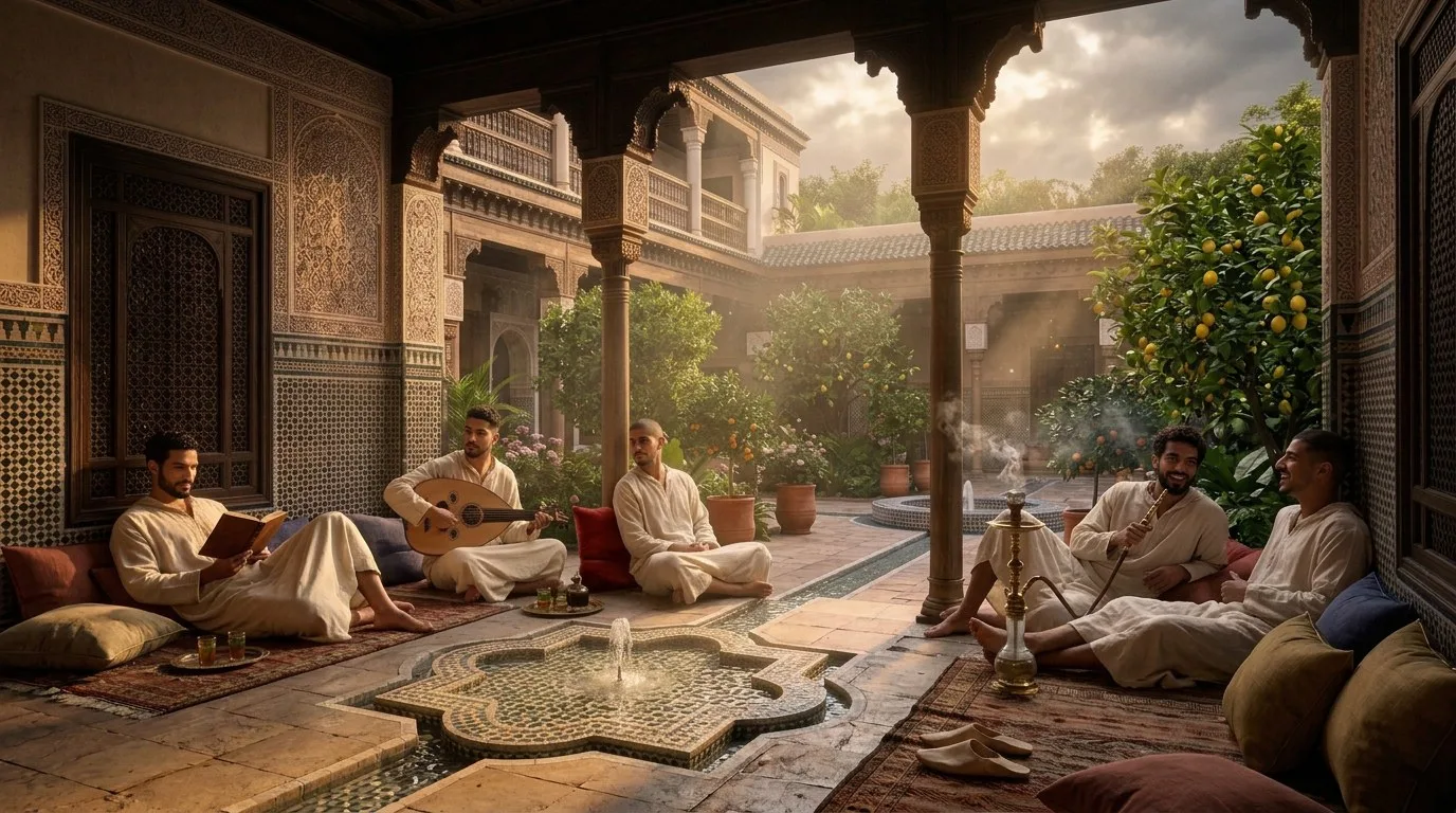 Una veglia al Riad