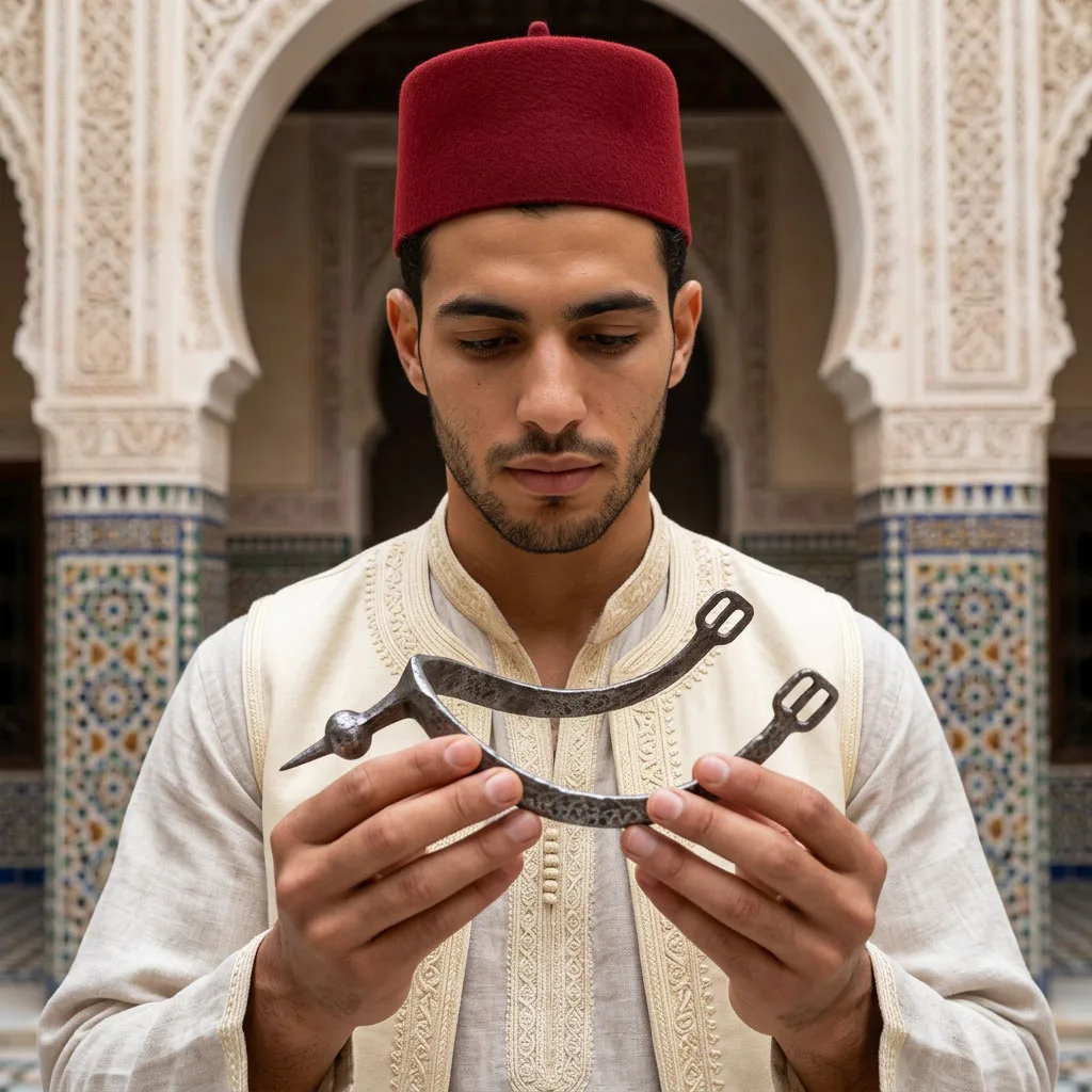 Gli sproni — al-miḥmāz