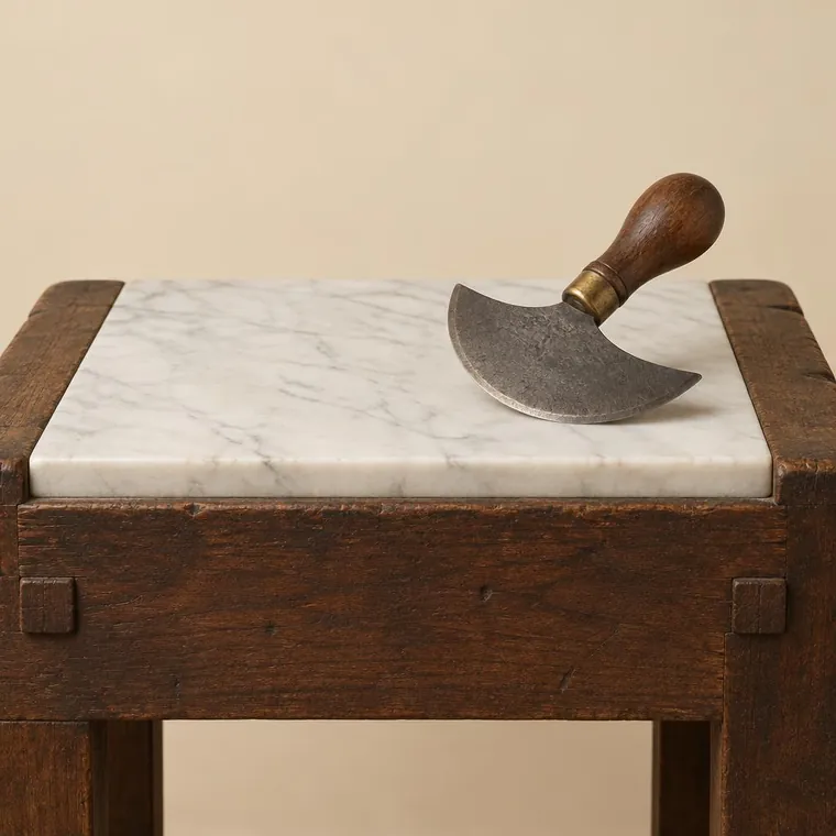 La lastra da taglio — attrezzo della bottega del sellaio