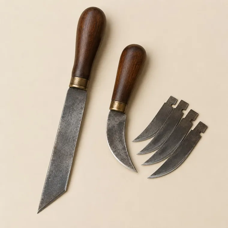 Il coltello a piede — attrezzo della bottega del sellaio