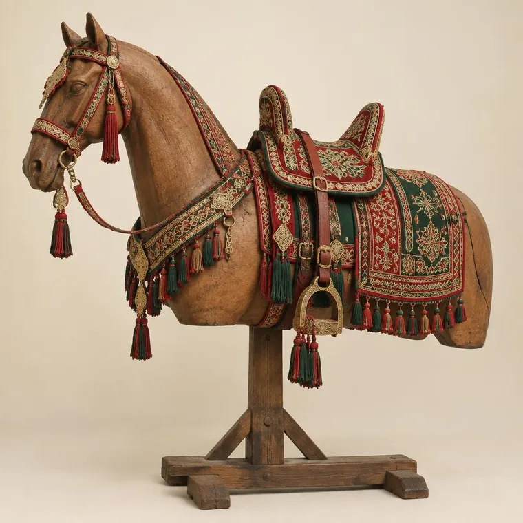 Il cavallo di legno — attrezzo della bottega del sellaio